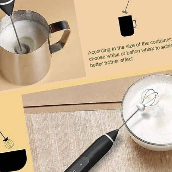Milk frother Coffee'Egg beater 5