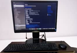 core i3 desktop with 18" LCD with 1 gb graphic card