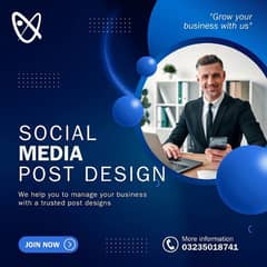Social media post designer