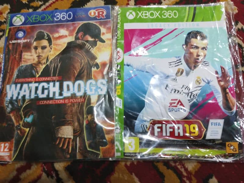 Watch Dogs 1 and Fifa Xbox360 games Both brand new 0