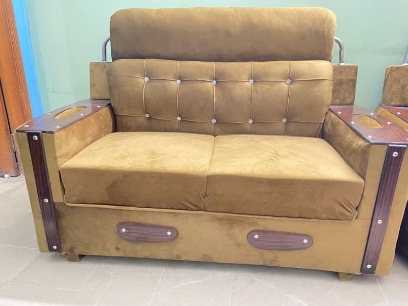 2 seater and single seater Brand new sofa set 2