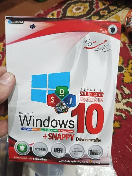 Windows 10 with drivers both brand new DVDs 1