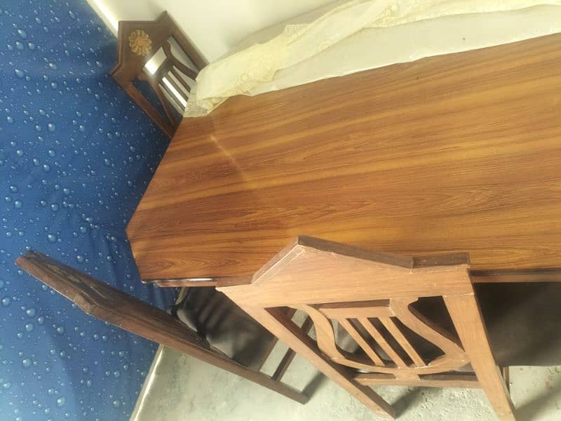 good condition pure wood 6 chairs k sath 2