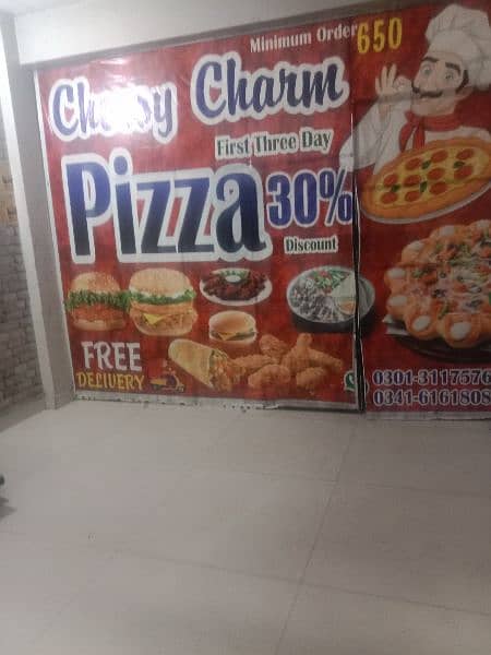 Fast food&pizza setup in runing 03212145013 & 03270918530 final price 3