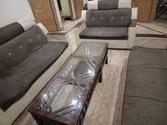 Sofa set 8 seater, work required