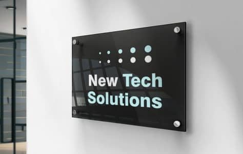 3D Sign Acrylic and SS sign wall hanging Acrylic and Metal logo