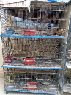 2 Bird iron Cages