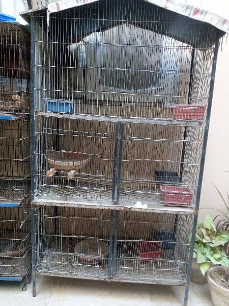 2 Bird iron Cages 1