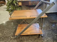 slightly used tea trolley from alfateh store