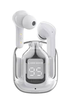 Air31 Earbuds Wireless Crystal Transparent Bluetooth 5.3 Air 31 Ear Bu