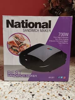 Efficient Sandwich Maker: Quick and Tasty Meals in Minutes /Urgent Sel
