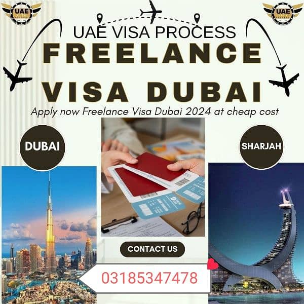 DUBAI visit and freelance visa available 3