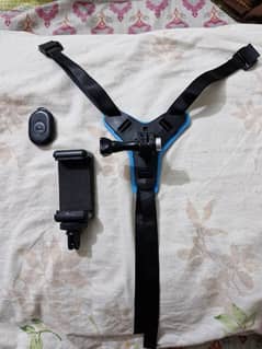 Helmet mount for mobile and GoPro