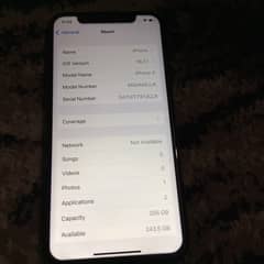 brand new iphone X 256gb with box cable charger