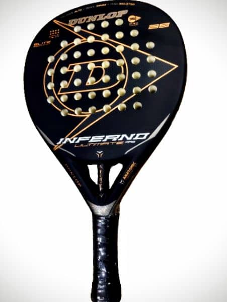 Dunlop Inferno Padel Tennis Racket Pro Black Bats 3
