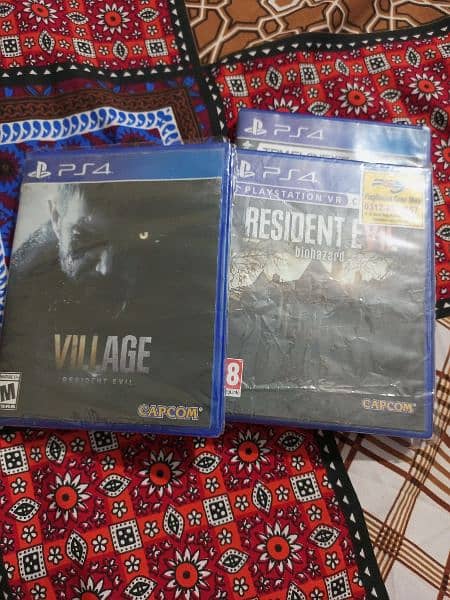 village and resident evil PS4 and PS5 game CD 1