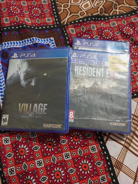 village and resident evil PS4 and PS5 game CD 2
