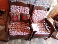 wooden sofa set 3 seater and 2 seater