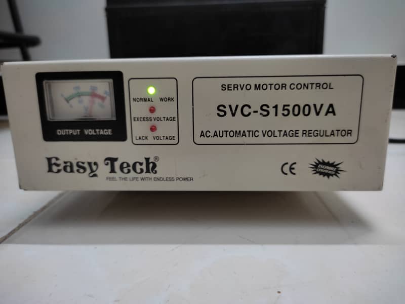 Easy Tech SVC-S1500VA Servo Motor Stabilizer Auto Voltage Regulator 5