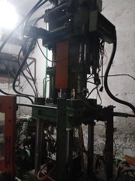 vertical injection molding machine 75 ton 5.5 hp moter 6