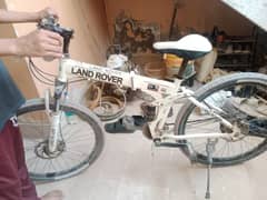 folding bicycle land Rover G4 Challenge