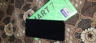 Infinix smart 7 new condition 10/10 set h box or charger sath h