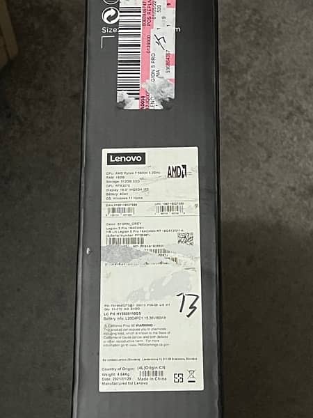 Legion 5 Pro - RTX 3070 - 32 Gb RAM 2