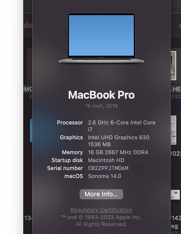 Macbook Pro 16" 2019 3
