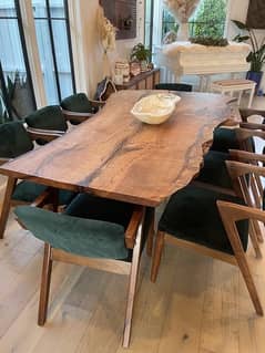 Live edge Dining table | Table | Dining | Wood