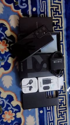 Samsung s21 ultra complete box offichl aproved 0