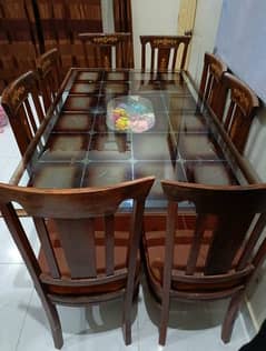 8 Chair Dining Table Sheesham Wood | Fancy