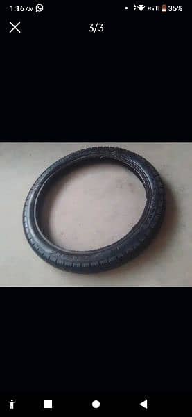Tyre For CD-70 (back wheel tyre) 0