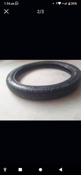 Tyre For CD-70 (back wheel tyre) 1