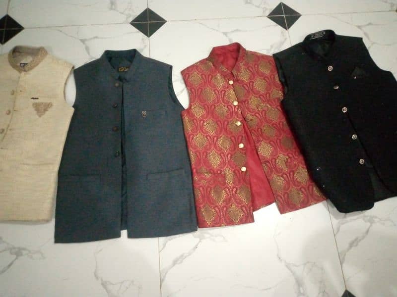 party wear waistcoats pair of 4 pieces 0