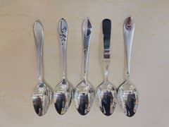 cutlery set in 5 different designs