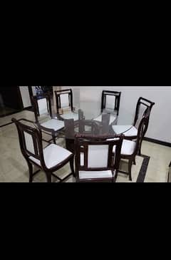 8 chairs round dinning table 0