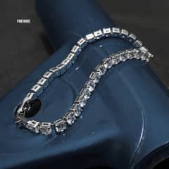 4mm Silver Tennis Bracelets