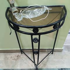 iron console table