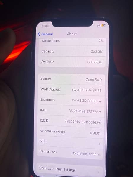 only Battery change    condition 10by10 256gb PTA Aprovrd 5