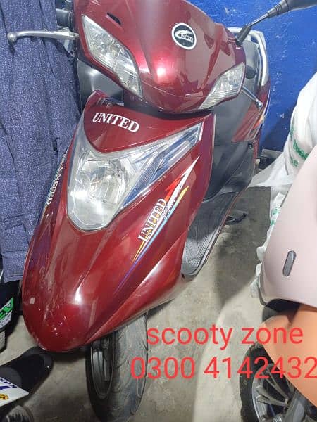 united 100cc scooties available 6