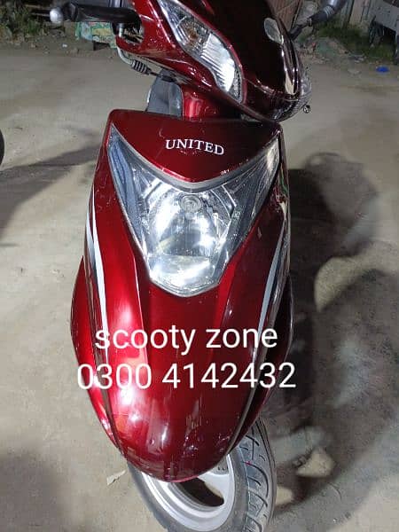 united 100cc scooties available 7