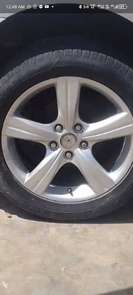 17 inch allow rim and tyre good condition 1