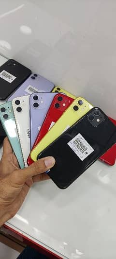 iPhone 11 64/128 jv non PTA waterpack stock all colors