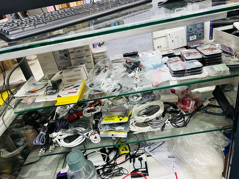 Mobile Accessories ki Shop with stock available for sale 13