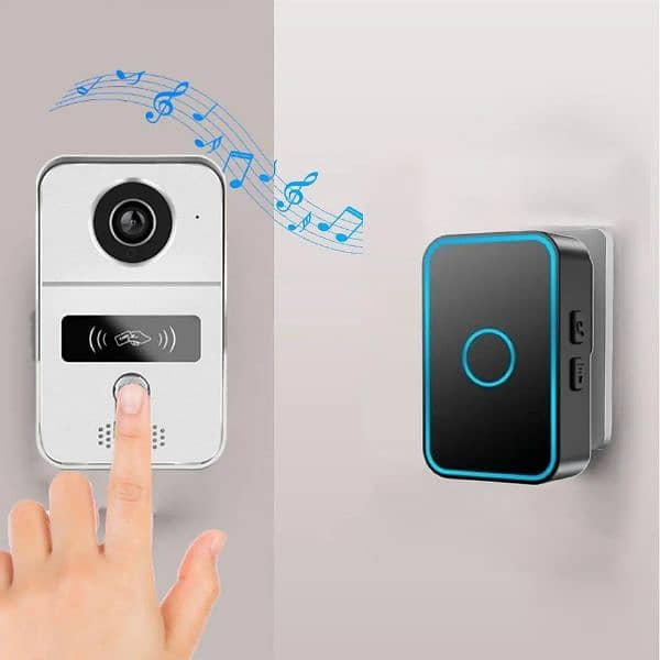 Ip WiFi Video bell & Intercom with remote control to unlock the Door 5