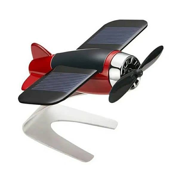 Solar Airplane Creative Man's Car Decorations 6