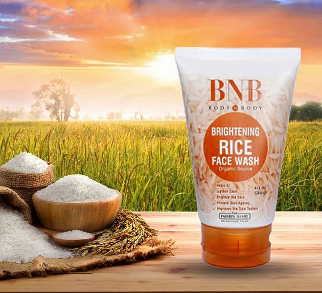 BNB Brightening Rice Face Wash 1
