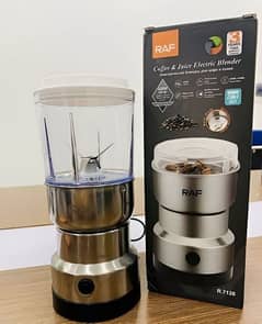 2in1 Double RAF Coffee Juicer Electric Blender and Grinder