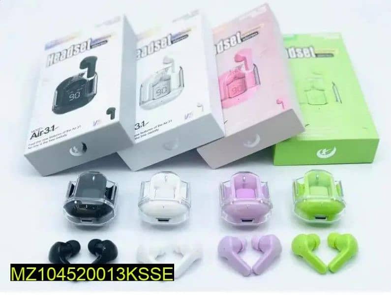 Air 31 earbuds dgitial disply for buy contact on whatsapp 03167829751 4