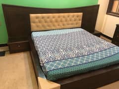 Four pieces complete Bedroom set with mattress